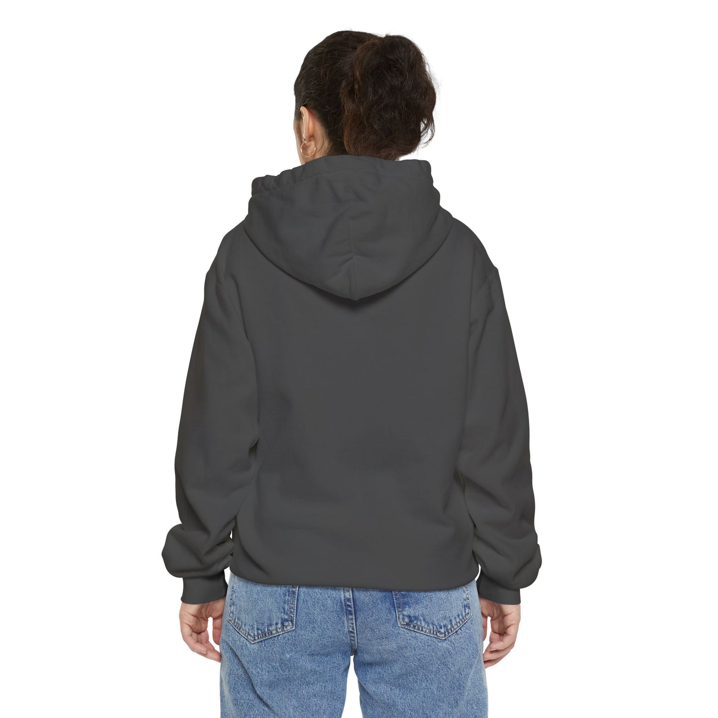 Adventure Awaits Hoodie - Unisex Garment-Dyed with Mountain Design
